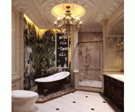 Đá hoa cương cho phòng tắm đẹp nhất cho phong cách cổ điển